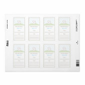 Little Lamb Bookplate Etiket (Full Sheet)