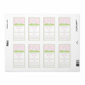 Little Lamb Bookplate Etiket (Full Sheet)