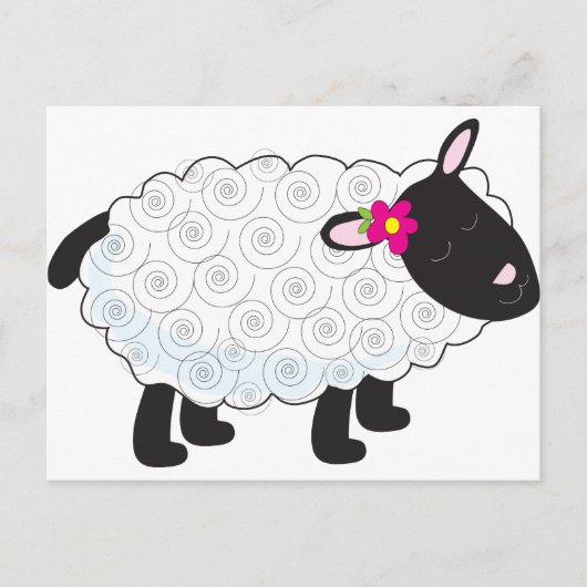 Little Lamb Briefkaart (Voorkant)