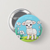 Little Lamb Button (Voorkant /achterkant)