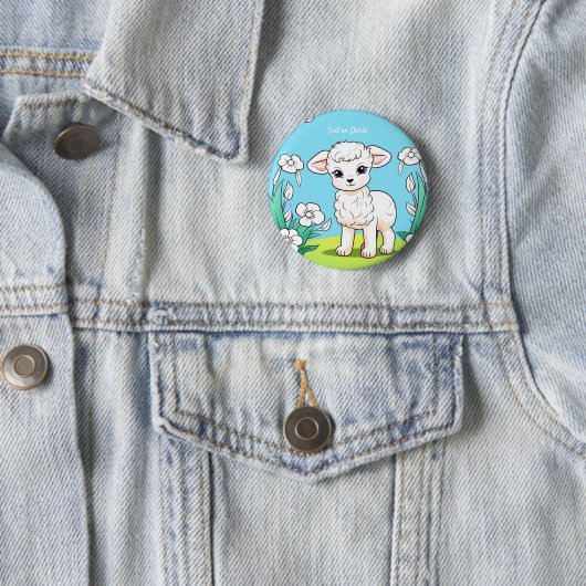 Little Lamb Button (In situ)