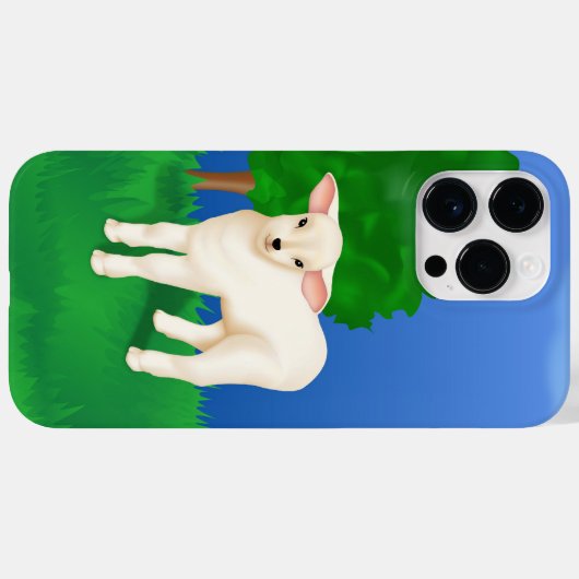 Little Lamb Case-Mate iPhone Case (Achterkant (horizontaal))