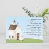 Little Lamb, Church, Communityion Kaart (Staand voorkant)