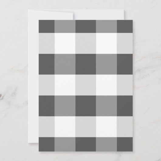 Little Lamb Drive-by Baby shower Invitation Kaart (Achterkant)