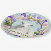 Little Lamb Easter Paper-Bord Papieren Bordje (Gekanteld)