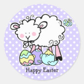 Little Lamb Easter Sticker (Voorkant)