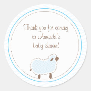 Little Lamb Favor Sticker