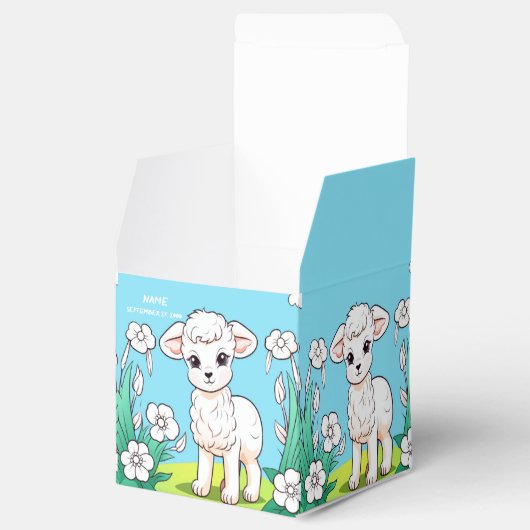 Little Lamb Favoriete Box Bedankdoosjes (Geopend)