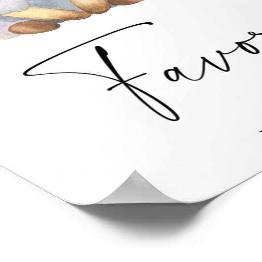 Little lamb - Favorposter Poster (Hoek)