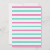 Little Lamb First Birthday Party Kaart (Achterkant)