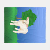 Little Lamb Fleece Deken (Voorkant (Horizontaal))