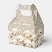 Little Lamb Gender Neutral Baby shower Bedankdoosjes (Voorkant Zijde)