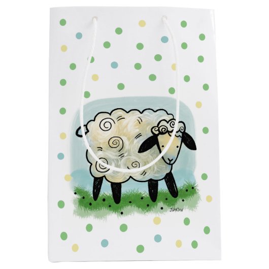 Little Lamb Gift Bag Medium Cadeauzakje (Voorkant)