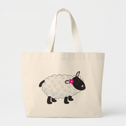 Little Lamb Grote Tote Bag (Voorkant)