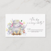 Little Lamb Hoe groot is mama's buik spel Informatiekaartje (Voorkant)