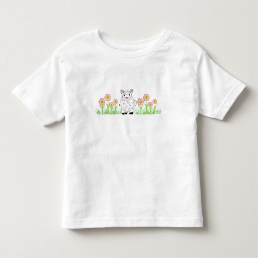 Little Lamb Kinder Shirts (Voorkant)