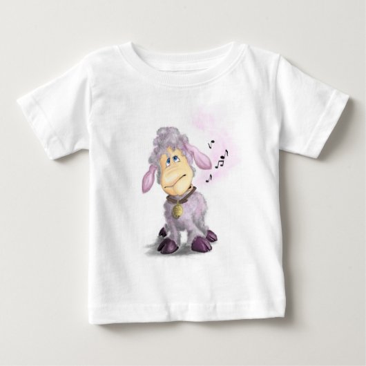 Little Lamb met Bell Baby T-Shirt (Voorkant)