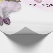 Little Lamb met Bell Wrapping Paper Gift Cadeaupapier (Hoek)