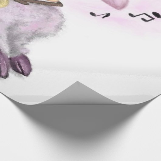 Little Lamb met Bell Wrapping Paper Gift Cadeaupapier (Hoek)