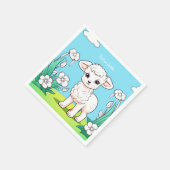 Little Lamb Napkins Servet (Hoek)