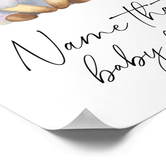 Little lamb - noem dat baby eten poster (Hoek)