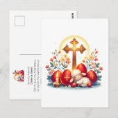 Little Lamb Orthodox Easter Celebration Briefkaart (Voorkant / Achterkant)