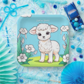 Little Lamb Paper Bord (Feest)
