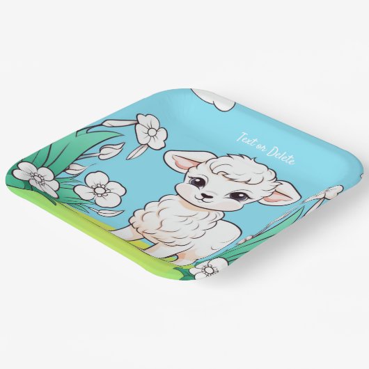 Little Lamb Paper Bord (Gebogen)