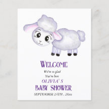 Little Lamb Sheep Baby shower