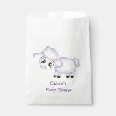 Little Lamb Sheep Baby shower Verjaardag Bedankzakje (Voorkant)