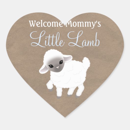 Little Lamb Sticker (Voorkant)