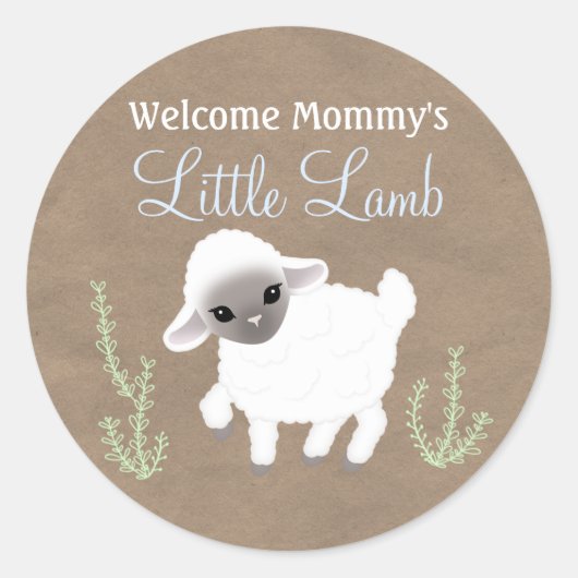 Little Lamb Sticker (Voorkant)
