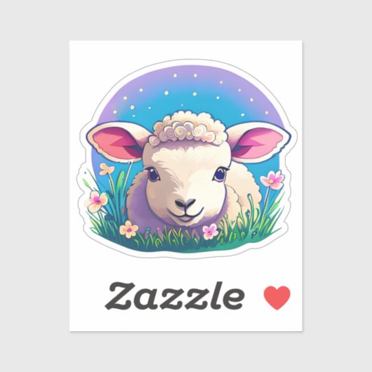 Little Lamb Sticker (Vel)
