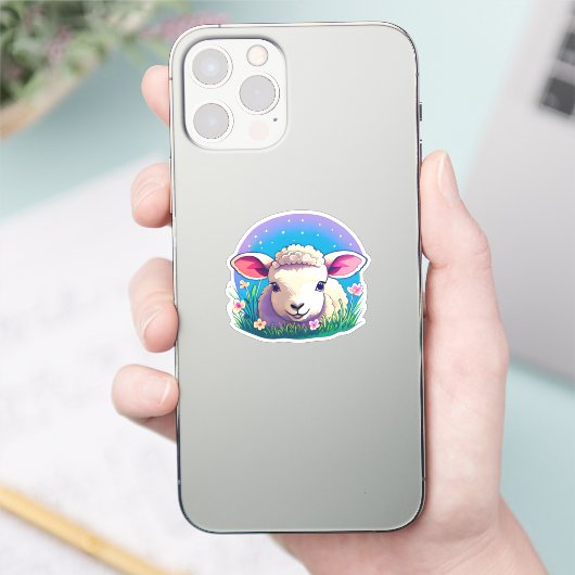 Little Lamb Sticker (Telefoon)