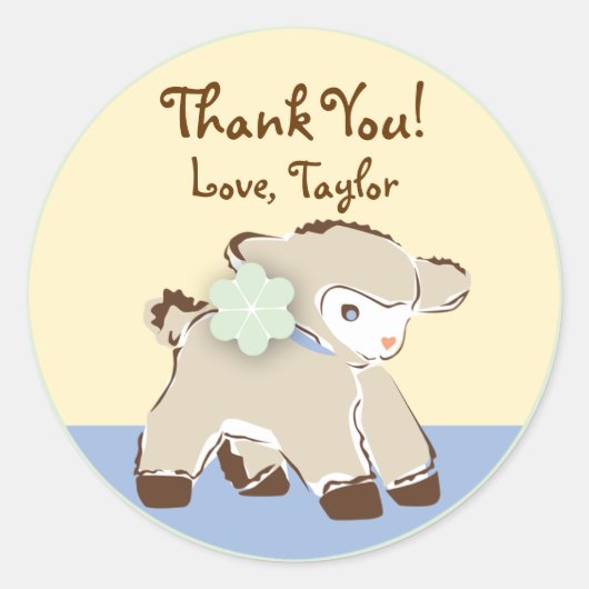 Little Lamb Sticker (Voorkant)