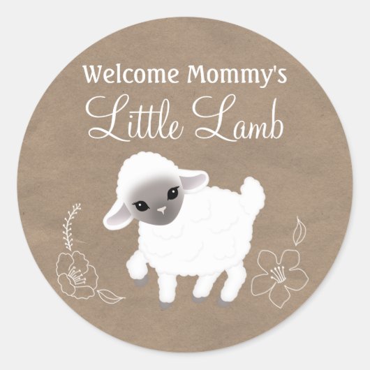 Little Lamb Sticker (Voorkant)