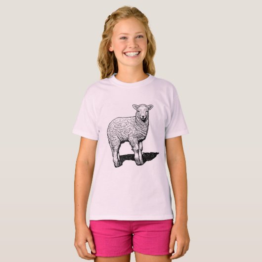 Little Lamb T-Shirt (Voorkant volledig)