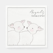 Little Lamb Tweeling Baby Shower