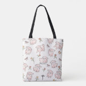 Little Lamb White Tote Bag (Achterkant)