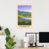 Little Langdale Tarn Lake District Reisposter Poster (Thuiskantoor)