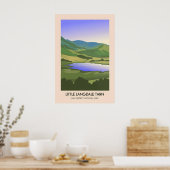 Little Langdale Tarn Lake District Reisposter Poster (Keuken)