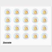 Little Latke Hanukkah Baby shower Ronde Sticker (Vel)