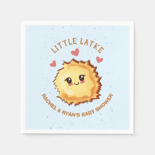 Little Latke Hanukkah Baby shower Servet (Voorkant)