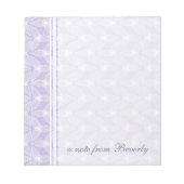 Little Leaf Personalized Notitieblok - Periwinkle (Voorkant)