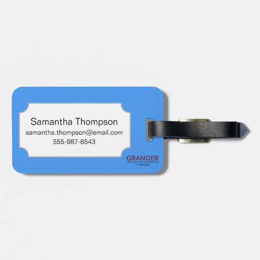 Little League Baseball Bagagelabel (Achterkant horizontaal)