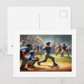Little League Baseball, Briefkaart (Voorkant / Achterkant)