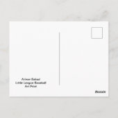 Little League Baseball, Briefkaart (Achterkant)