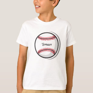 Little League Baseball White Black Naam T-shirt