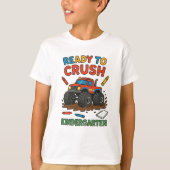 Little Learner Tee – Ready to Crush Kindergarten T-shirt (Voorkant)