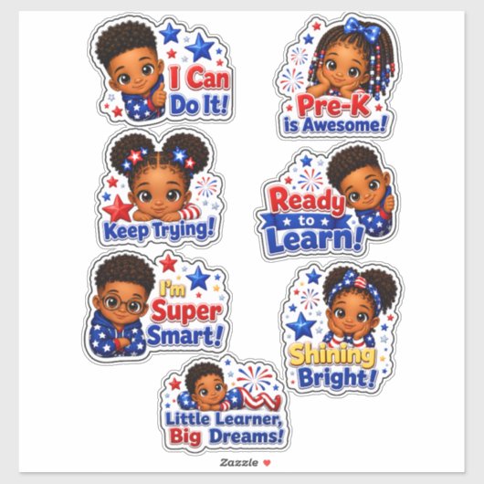 Little Learners Spark & Shine Collectie Sticker (Vel)